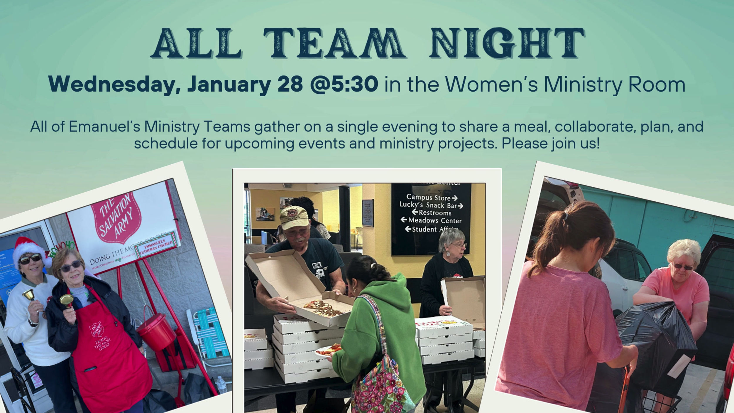 Sunday Announcements